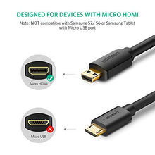 Carica l'immagine nel visualizzatore di Gallery, UGREEN Cavo Micro HDMI a 3D 4K con Ethernet e Canali di Ritorno Audio 1M