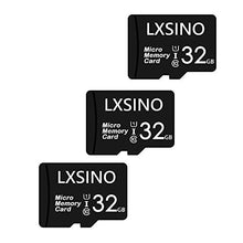 Carica l'immagine nel visualizzatore di Gallery, LXSINO - Scheda di memoria micro SD da 32 GB, classe 10 U1 con 3 x 32 GB.