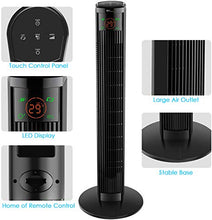 Carica l'immagine nel visualizzatore di Gallery, Amzdeal Ventilatore a Torre con Telecomando - 45W a Colonna di...