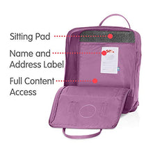Carica l'immagine nel visualizzatore di Gallery, FJÄLLRÄVEN Kånken - Zaino Unisex, 38 x 38 x 27 x 13 cm, 16 L, Viola (Orchid)