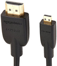 Carica l'immagine nel visualizzatore di Gallery, AmazonBasics - Cavo ad alta velocità micro HDMI su HDMI, standard più 0,91 m