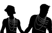 Carica l'immagine nel visualizzatore di Gallery, Catena di Cuoio per Collana Uomo e Donna - Vera pelle liscia - Chiusura in... - Ilgrandebazar