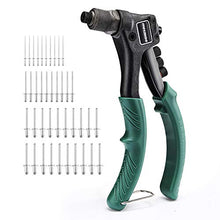 Carica l'immagine nel visualizzatore di Gallery, Rivettatrice, METAKOO Pistola per Rivetti con 40 Rivetti, Testine MHR01H