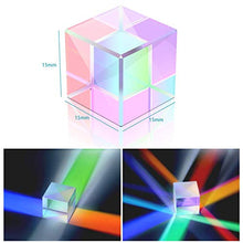 Carica l'immagine nel visualizzatore di Gallery, SIMUER Cubo del Prisma a Dispersione RGB Vetro Ottico Prisma...