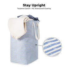 Carica l'immagine nel visualizzatore di Gallery, Lifewit 72L Cesta Portabiancheria in Cotone Terylene e Rivestimento 72L, Blu