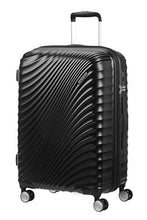 Carica l'immagine nel visualizzatore di Gallery, American Tourister Jetglam - M (67 cm - 77.5 L), Nero (Metallic Black)