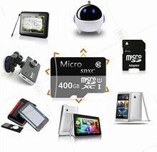 Carica l'immagine nel visualizzatore di Gallery, Micro SD Card 400GB Alta Velocità Classe 10 SDXC con adattatore