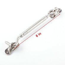 Carica l'immagine nel visualizzatore di Gallery, byou Gancio e Occhio,Gancio Finestra Acciaio Inox Multiuso per 2pack 6inch - Ilgrandebazar