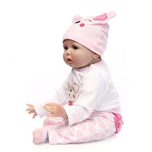 Carica l'immagine nel visualizzatore di Gallery, ZIYIUI Reborn Bambola Bambino Simulazione Silicone Vinile Morbido 22 Pollici...