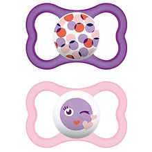 Carica l'immagine nel visualizzatore di Gallery, MAM Day &amp; Night Air - Ciuccio in silicone, 16 + Night, set da 4...