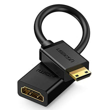 Carica l'immagine nel visualizzatore di Gallery, UGREEN Mini HDMI to Cavo 3D 4K Ethernet e Canali di Ritorno Audio...
