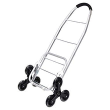Carica l'immagine nel visualizzatore di Gallery, AmazonBasics 3 - Carrello portaspesa con 3 ruote, manici in Blue Navy