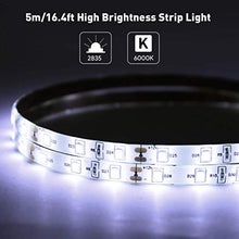 Carica l'immagine nel visualizzatore di Gallery, LE Striscia luminosa LED, 24W 5m Impermeabile IP65 Flessibile Bianco Diurno - Ilgrandebazar