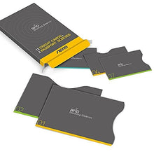 Carica l'immagine nel visualizzatore di Gallery, Protezione RFID, Aerb 16-Pack RFID blocco carta di Credito/Debito e Grigio