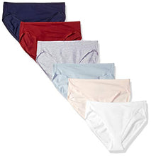 Carica l'immagine nel visualizzatore di Gallery, Standard Cotton Stretch Hi-cut Brief Panty, 6-pack,...