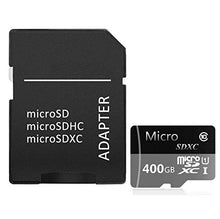 Carica l'immagine nel visualizzatore di Gallery, Micro SD Card 400GB Alta Velocità Classe 10 SDXC con adattatore
