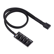 Carica l'immagine nel visualizzatore di Gallery, Bewinner 4 pin Fan Hub PWM, Maschio a 4 Cavo Sata per CPU Fans Hub, CPU... - Ilgrandebazar