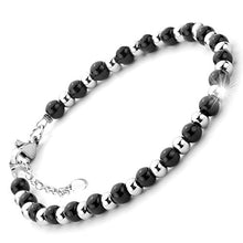 Carica l'immagine nel visualizzatore di Gallery, SAGA GIOIELLI BRACCIALE UOMO DONNA SFERE UNISEX 4 MM