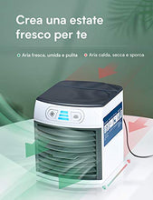 Carica l'immagine nel visualizzatore di Gallery, Homitt Mini Raffreddatore D'aria, Personale Condizionatori Evaporativoa 3...