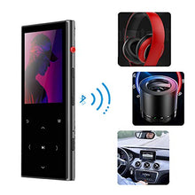 Carica l'immagine nel visualizzatore di Gallery, Walkercam, Lettore MP3 da 8 GB con Bluetooth, Pulsante a Sfioramento Gray01