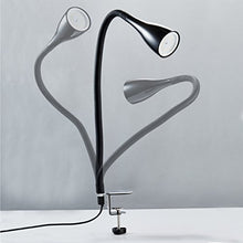 Carica l'immagine nel visualizzatore di Gallery, Lampada LED da tavolo con morsetto dimmerabile su 3 livelli, include Nero