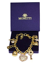 Carica l'immagine nel visualizzatore di Gallery, FIA MONETTI Bracciale - oro - braccialetto di fascino - in confezione... - Ilgrandebazar