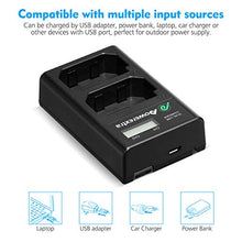 Carica l'immagine nel visualizzatore di Gallery, Powerextra - Caricabatteria Dual USB con display LCD per Sony NP-FZ100,...