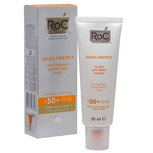 Carica l'immagine nel visualizzatore di Gallery, Roc Soleil Protect Viso Fluida Anti Rughe Levigante SPF50+, 50 ml.