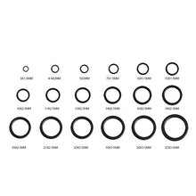 Carica l'immagine nel visualizzatore di Gallery, Set di 279 pezzi 18 misure kit assortimento O-ring in gomma,... - Ilgrandebazar