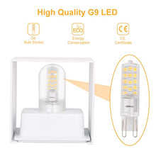 Carica l'immagine nel visualizzatore di Gallery, OOWOLF 2 Pezzi LED Lampada da Parete IP65 Impermeabile, Applique Bianca-2 - Ilgrandebazar
