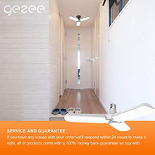 Carica l'immagine nel visualizzatore di Gallery, Gezee Fan blade shape LED Lampadine, 45W (4500 Lumen), 6500K Bianco...