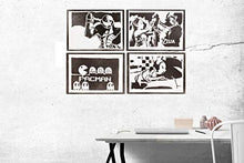 Carica l'immagine nel visualizzatore di Gallery, Poster Zelda E Link Handmade Graffiti Street Art - Artwork