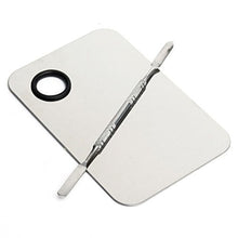 Carica l'immagine nel visualizzatore di Gallery, ROSENICE Palette per Miscelazione del Trucco, in Acciaio INOX, con Spatola... - Ilgrandebazar