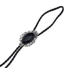 Carica l'immagine nel visualizzatore di Gallery, OTOTEC Western Bolo Mens Bolero Cravatta Cowboy Fascette 2 Tipi, Onyx - Ilgrandebazar