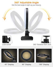 Carica l'immagine nel visualizzatore di Gallery, ELEGIANT Luce per Selfie, ad Anello LED Foto con Clip Telecomando 3...
