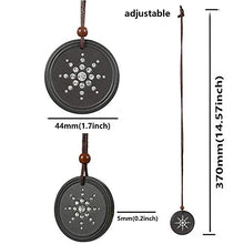 Carica l'immagine nel visualizzatore di Gallery, Scalar Energy Balance Necklace EMF Protection Anti Radiation Shield Volcanic...