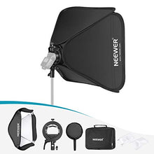 Carica l'immagine nel visualizzatore di Gallery, Neewer 60x60cm Softbox con Attacco Bowens + Staffa-S2 per Flash con...