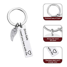 Carica l'immagine nel visualizzatore di Gallery, ortachiavi 2 Pcs, Portachiavi da Uomo Personalizzati per Auto, I Need You...