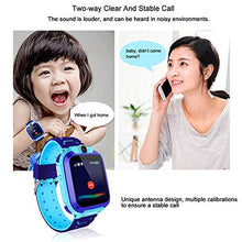 Carica l'immagine nel visualizzatore di Gallery, Smart Watch per bambini, Q12 Touch Smartwatch per ragazzi e ragazze, con fotocamera, supporto di posizionamento preciso, monitoraggio di attività in standby lungo con frequenza cardiaca, orologio