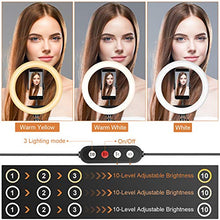 Carica l'immagine nel visualizzatore di Gallery, UPhitnis Luce per selfie da 10"con supporto treppiede e 10"COMBINATION