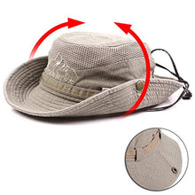 Carica l'immagine nel visualizzatore di Gallery, Obling Cappello estivo, unisex, a tesa larga, protegge dai raggi UV, Khaki