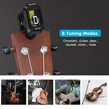 Carica l'immagine nel visualizzatore di Gallery, NEUMA Accordatore per Chitarra Elettrico Digitale Cromatico Clip Accordatore...