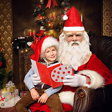 Carica l'immagine nel visualizzatore di Gallery, MUOIVG Maschera Babbo Natale, Natale Babbo Maschera Latex Santa Claus, Christmas barba Rosso Cappello for Xmas Costume, Masquerade, Cosplay, Babbo Natale Maschera Uomo per Adulti