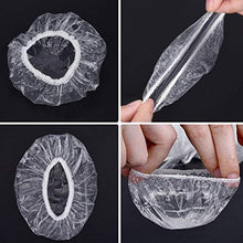 Carica l'immagine nel visualizzatore di Gallery, JZZJ 100 Pezzi Trasparente Monouso Doccia Orecchio Impermeabile Copertura... - Ilgrandebazar