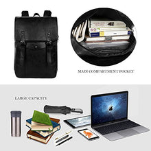 Carica l'immagine nel visualizzatore di Gallery, VBIGER Zaino Uomo Zainetto Zanino Scuola Porta PC Nero