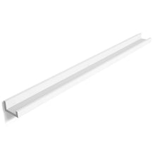 Carica l'immagine nel visualizzatore di Gallery, SONGMICS Mensole a Muro di Legno per Cornici e Libri, Ripiani 110 cm, Bianco - Ilgrandebazar