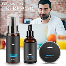 Carica l'immagine nel visualizzatore di Gallery, Kit Cura Barba Uomo, Magicfun Professionale Della con Shampoo... - Ilgrandebazar