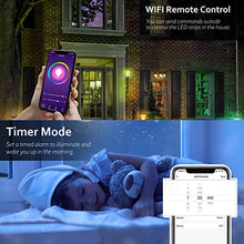 Carica l'immagine nel visualizzatore di Gallery, FISHOAKY WIFI Striscia LED, 10M RGB LED Strip Alexa 10m