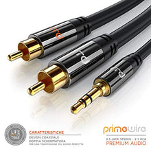 Carica l'immagine nel visualizzatore di Gallery, CSL-Computer Primewire - 1m Cavo Jack RCA Stereo a Y - 1 x 3,5mm e 1,0m