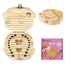 Carica l'immagine nel visualizzatore di Gallery, Aitsite Denti box Scatola dei Ricordi per da Latte Bambina